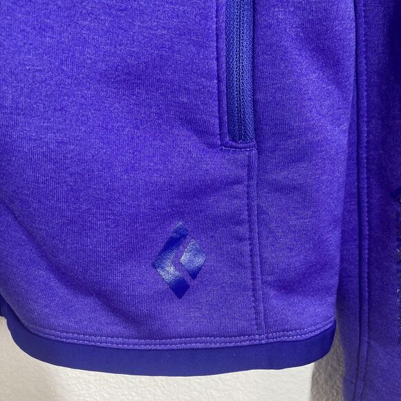 Black Diamond Jacket Womens Medium Polartec Full Zip Hooded Outdoors Fleece - Picture 7 of 16
